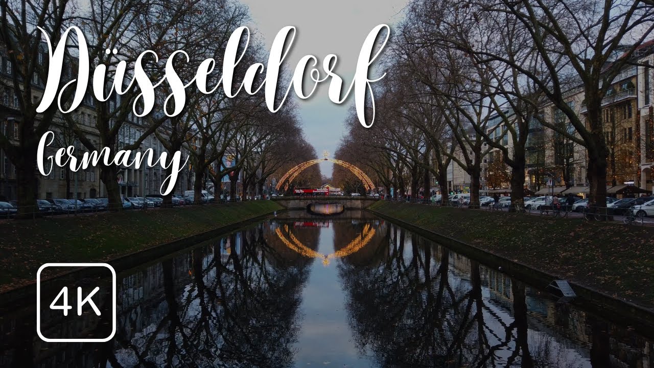 Walking around Altstadt on a Cloudy Winter Afternoon [Düsseldorf Diaries] - 4K Walking Tour