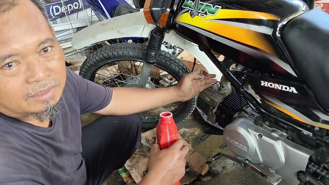 MODIFIKASI MESIN  HONDA  WIN 100  spek touring jauh