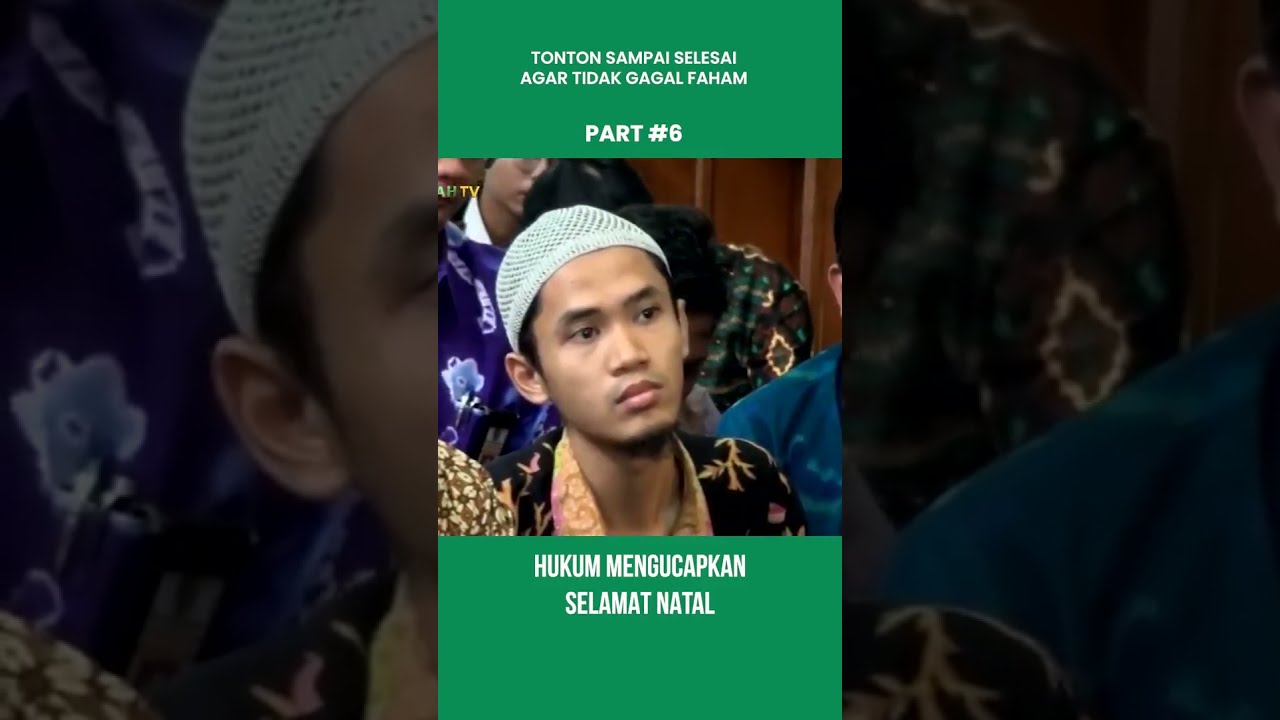 Hukum Mengucapkan Selamat Natal Part 6
