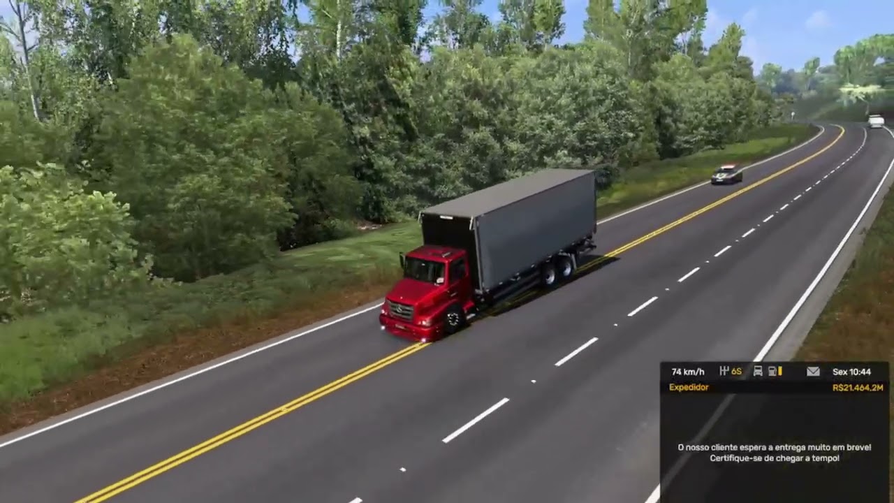 O MB ATRON 2324  NÃO CONSEGUI SUBIR O MORRO DE TERRA ETS 2 1.57
