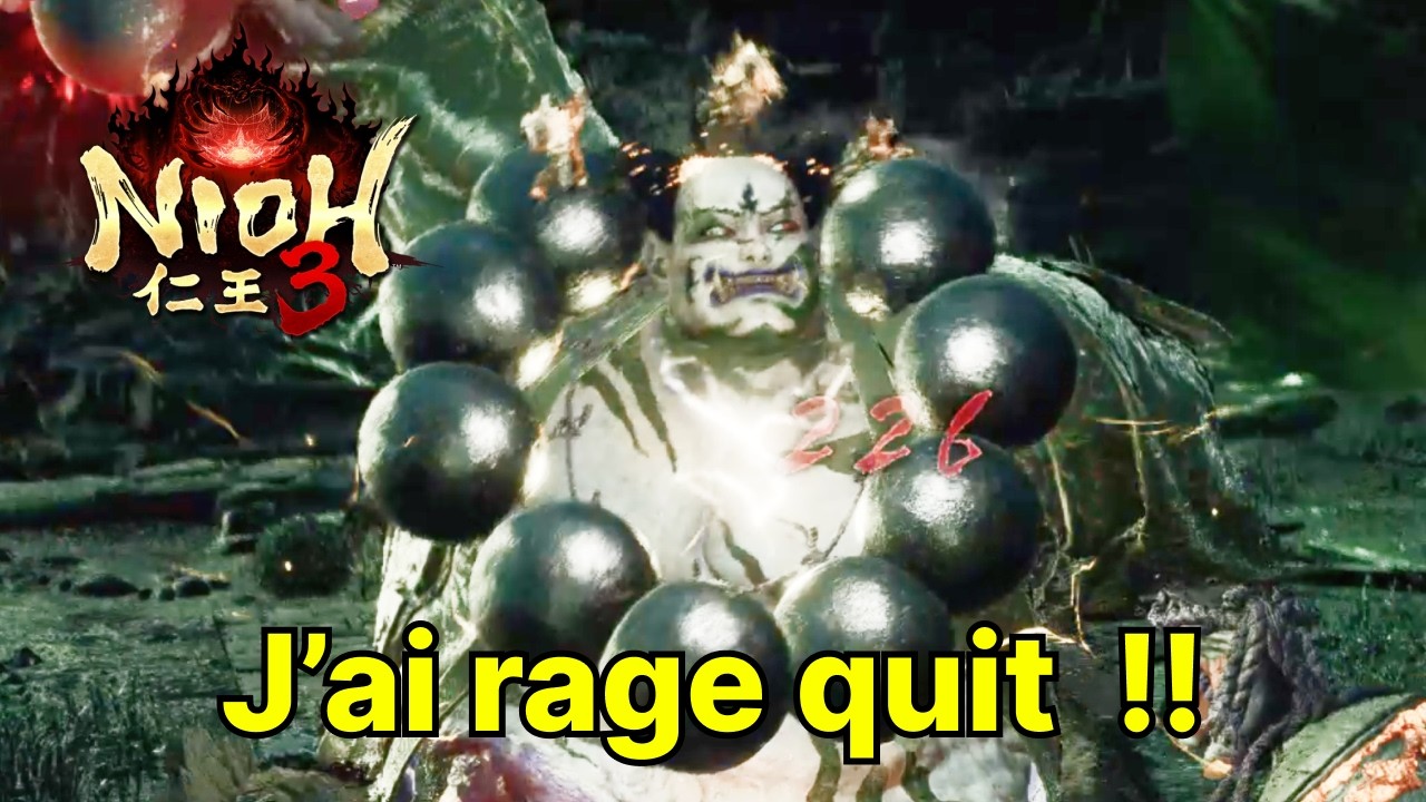 Nioh 3 m'a trollé, fumé, puis re-trollé