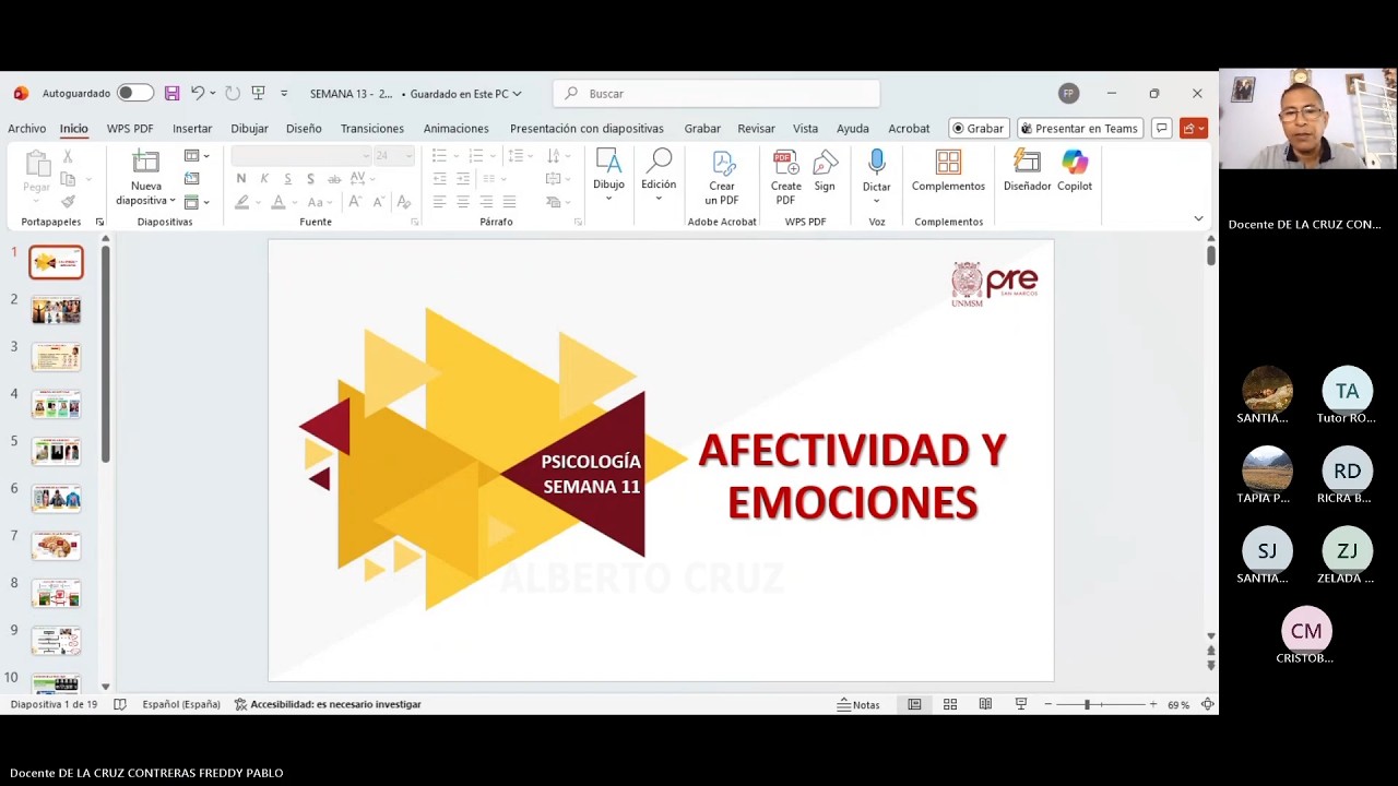 Psicología - Semana 11 - Pre San Marcos Ciclo 2025-II (Nuevo Ciclo)
