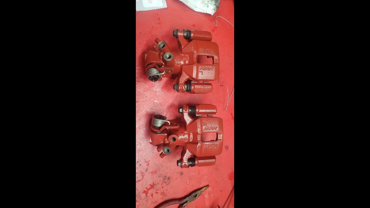 How to rebuild Honda Civic Del Sol SI Rear Brake Calipers