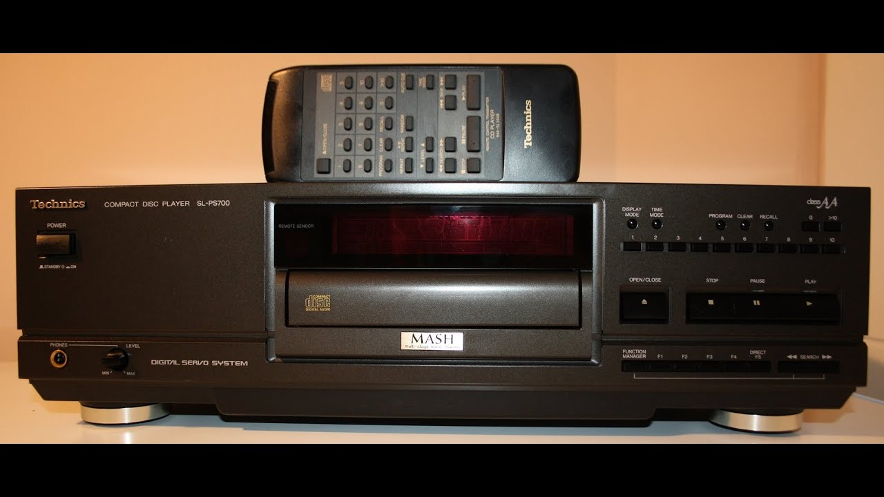 Technics SL-PS700 classAA Digital Servo System Compact Disc Player CD MASH SOAD70A TOP pokaz show