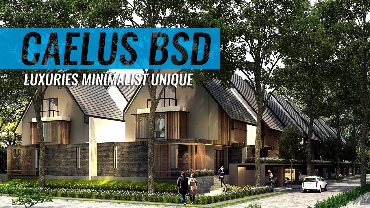 Caelus BSD Rumah Minimalis Mewah Dengan Attic Room, Harga 3.5Man Disc Up To 1.3M Bulan Ini