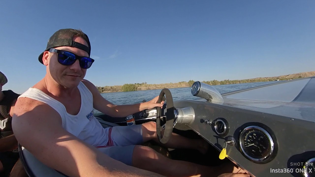 Jet Boat Fun On The River - 360 Action Camera Footage