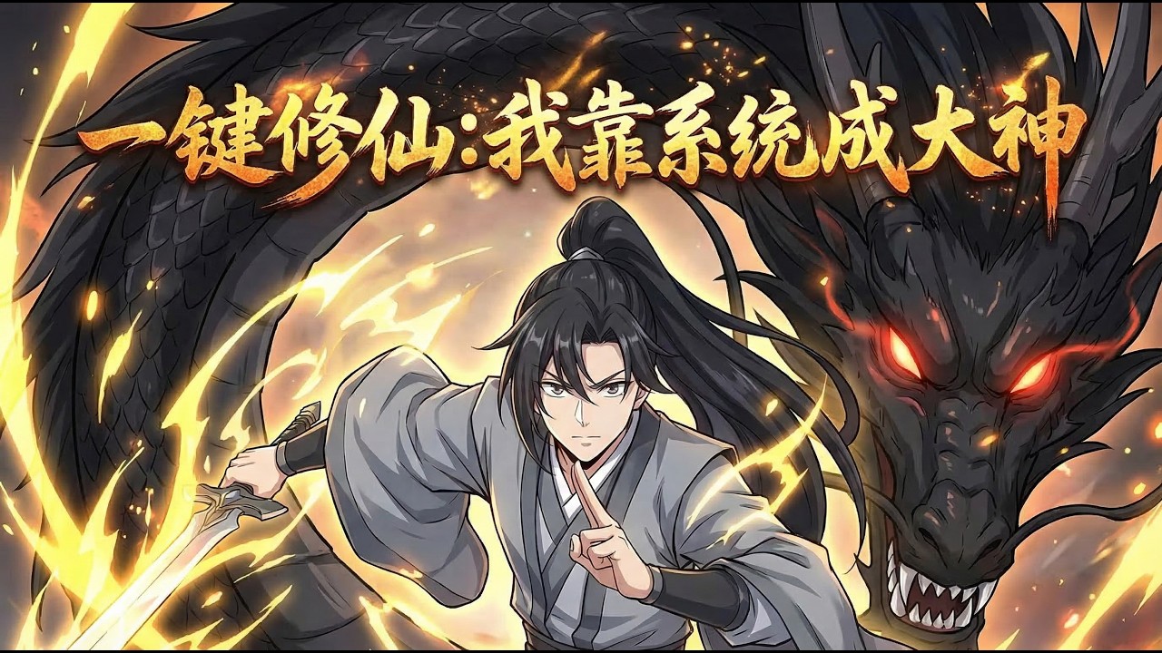 🔥一口气看爽】《一键修仙：我靠系统成大神》加班狗李吳明，加班過勞死，卻穿越到了異世界，在修仙輔助器的幫助下，從一個現代人修煉成一代大神，練仙劍，善太極，收徒弟#玄幻#热血