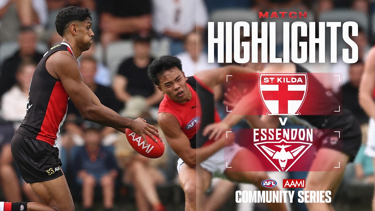 St Kilda v Essendon Highlights | AAM Community Series, 2026 | AFL