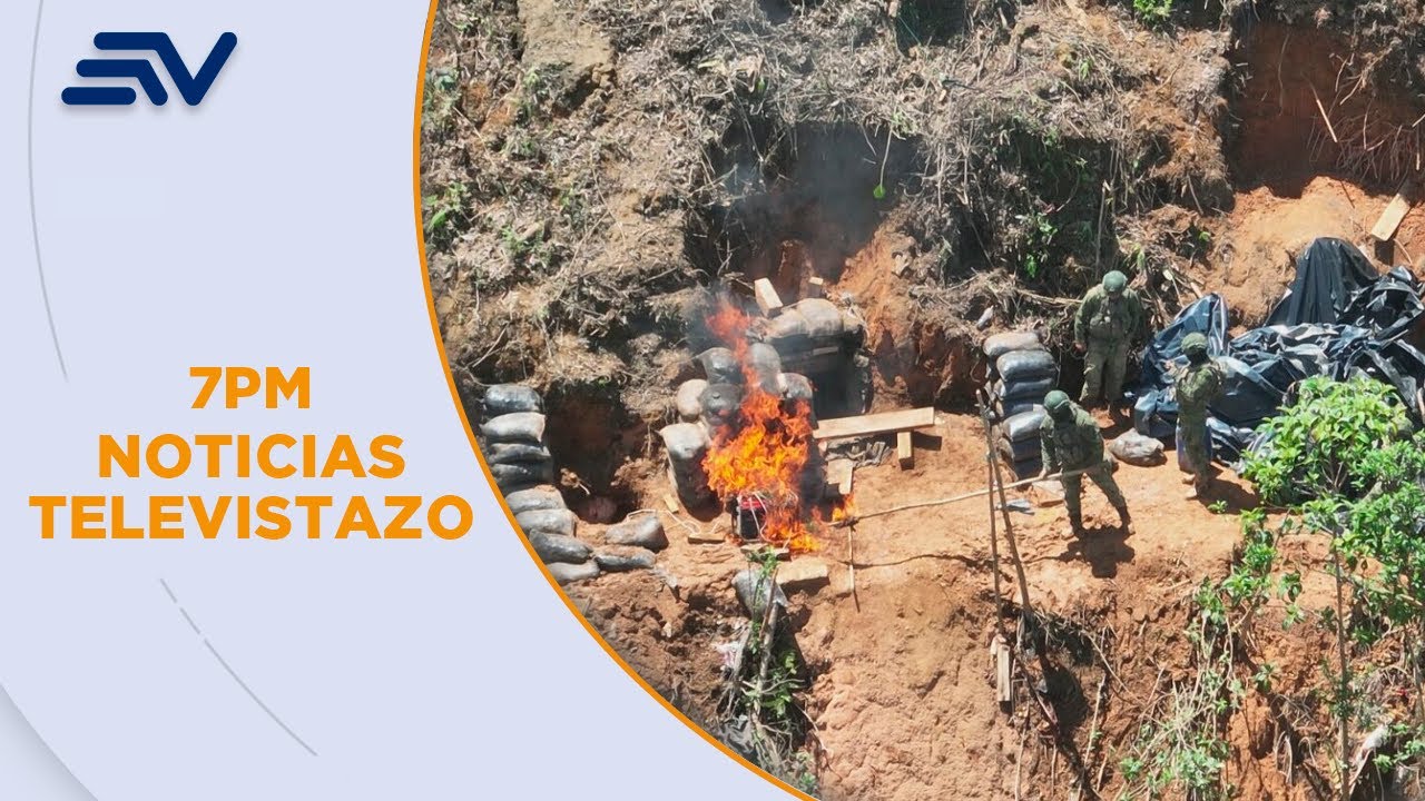 450 uniformados fueron recibidos a tiros por mineros ilegales en Imbabura | Televistazo | Ecuavisa