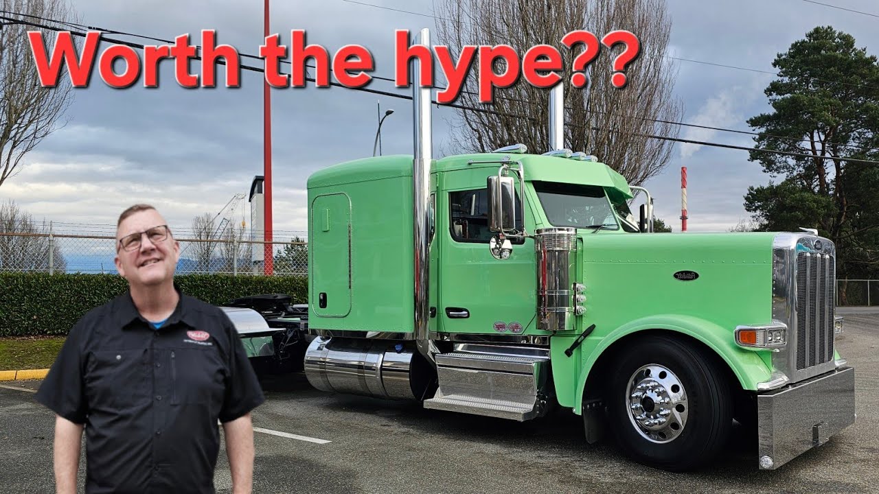 Переоборудование 589 Peterbilt в грузовик с раздельными окнами