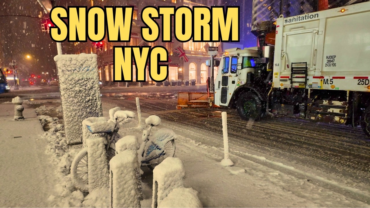 Exploring Midtown Manhattan BLIZZARD WARNING NYC Snow Storm 2026 ❄️
