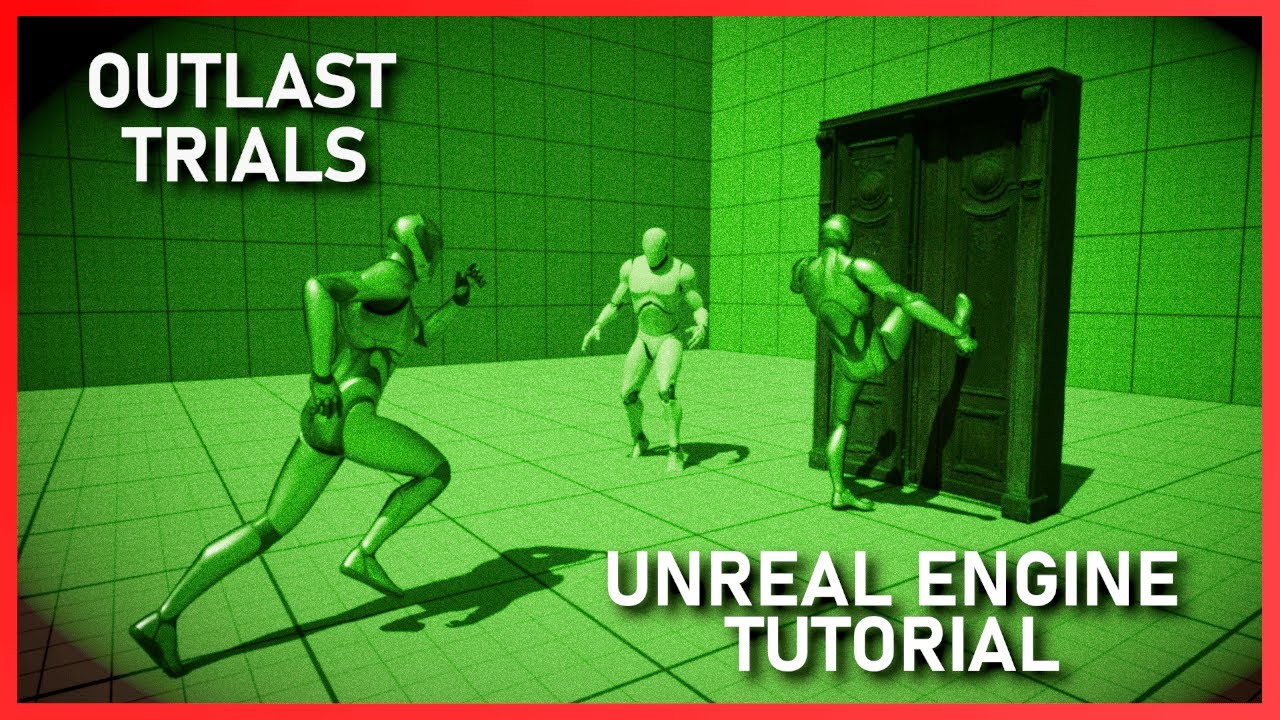 Как сделать двери в стиле Outlast в Unreal Engine 5