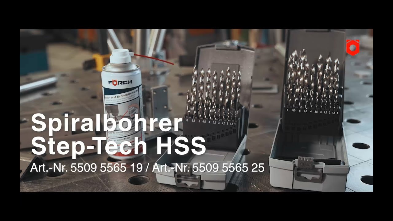 Spiralbohrer Step-Tech HSS