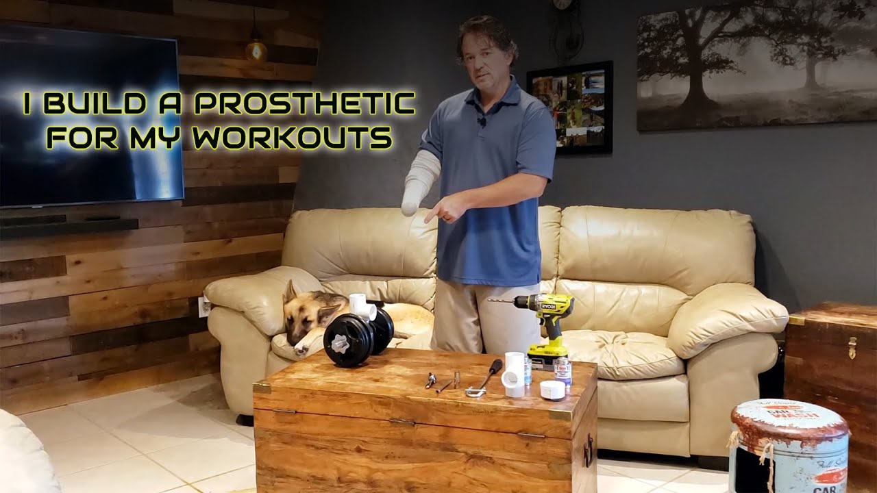 I Made a Homemade Prosthetic for My Workouts Using PVC | DIY Fitness Hack