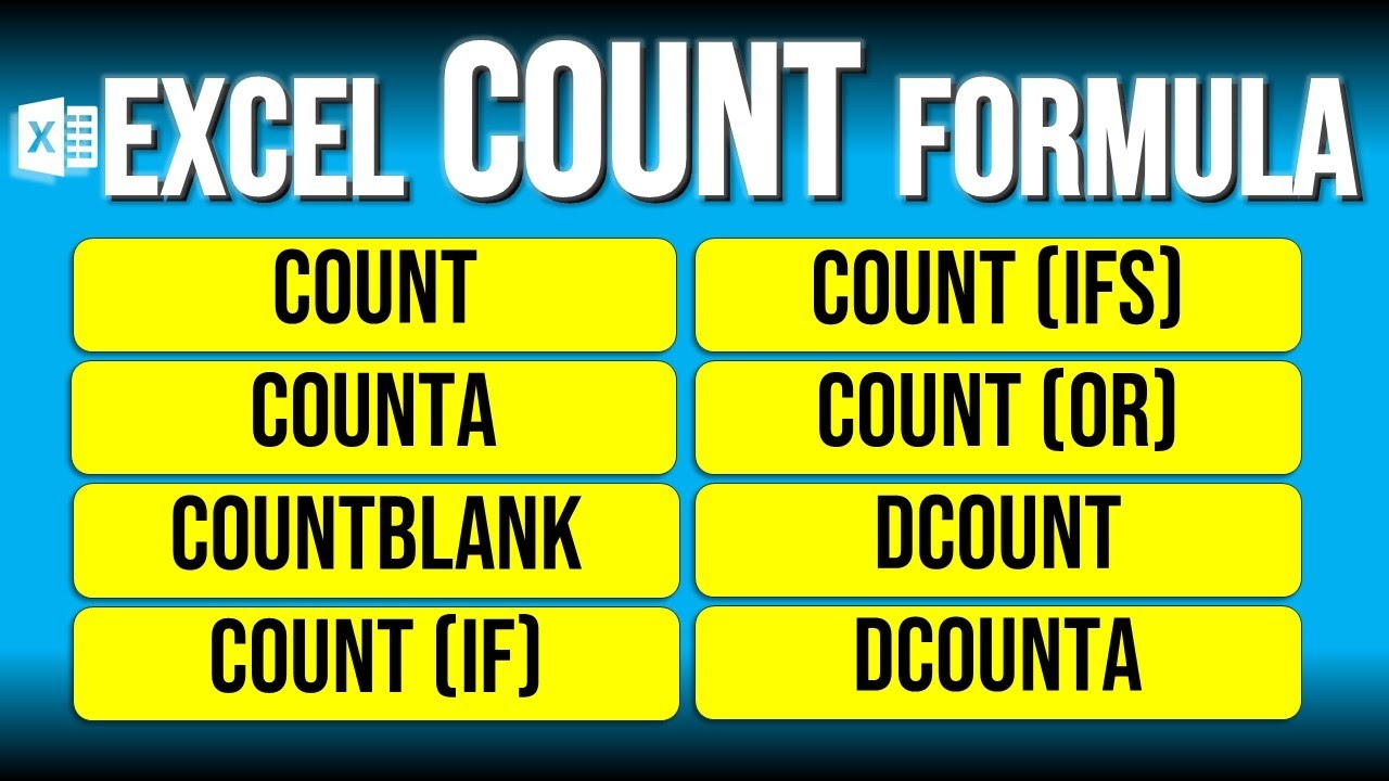 Count Function in EXCEL - Everything you need to know & FREE DOWNLOAD