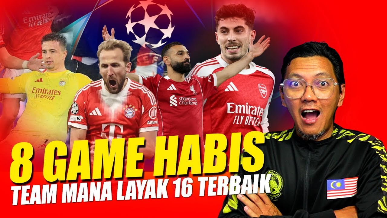 UEFA Champions League ke pusing 16 terbaik - Siapa paling POWER?!!