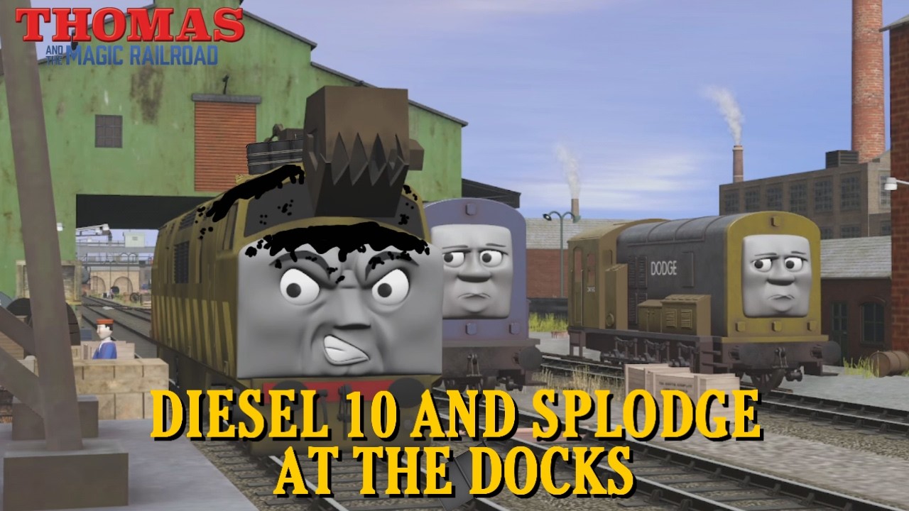 TATMR: Diesel 10 and Splodge at the Docks | Trainz Remake