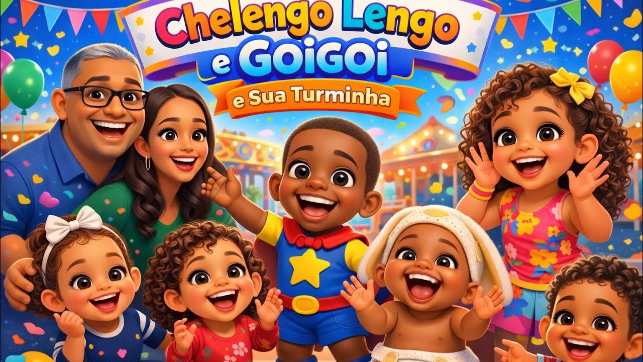 Chelengo lengo e Goigoi e sua Turminha No Carnaval #crianças #alegria #infantil #bebes 
