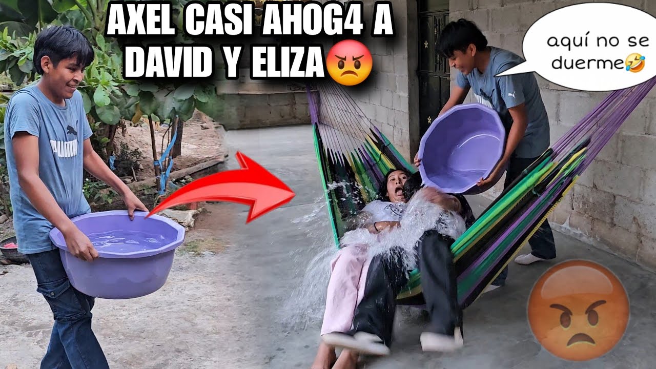 AXEL Baño A DAVID Y ELIZA Mientras Duermen😡David Lo Ag4rr0 Del Cu3llo Por Esta Tr4menda Brom4😱