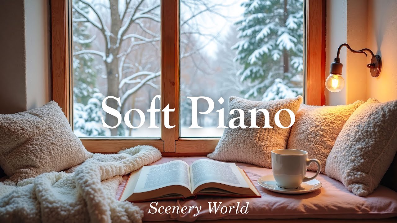 겨울 아침을 차분하게 시작하는 포근한 피아노 음악 모음 - Soft Piano | Scenery World