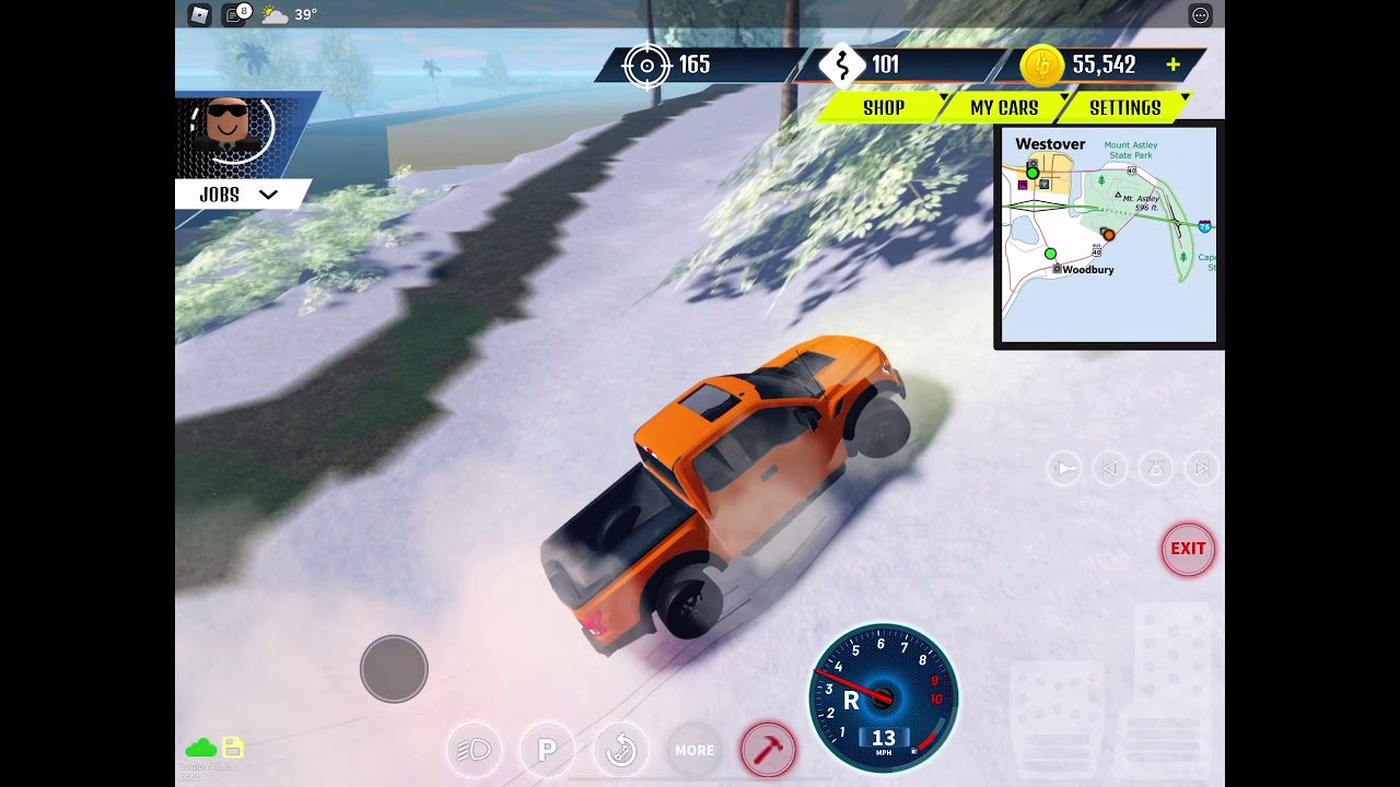 Playing ultimate driving!! Climbing the opMountain!!