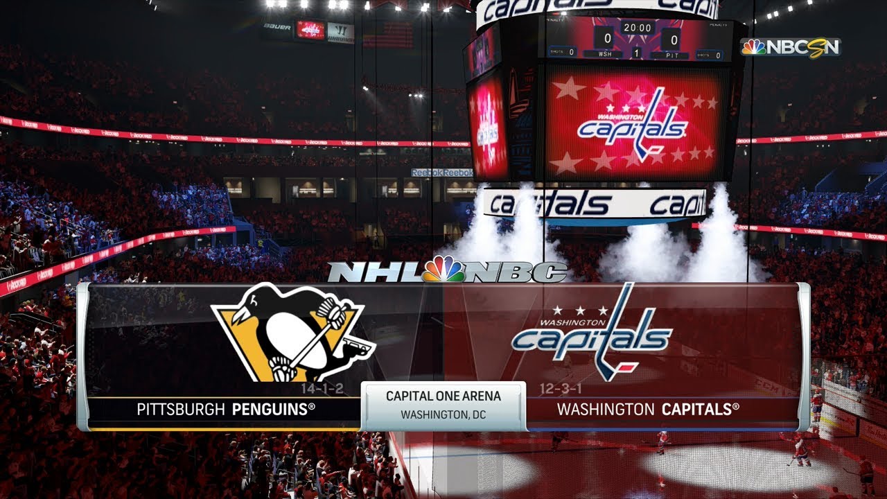 NHL 18 (PS4) - 2017-18 - Game 18 @ Capitals