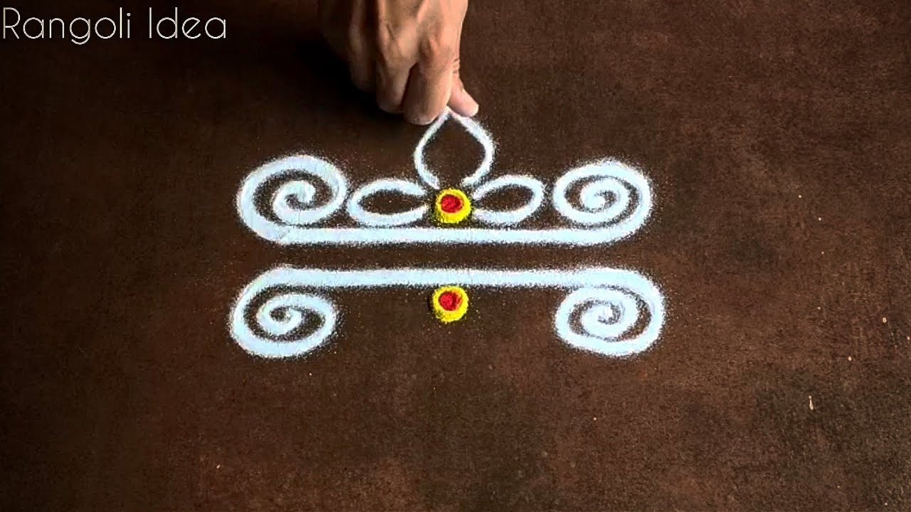 Border rangoli designs simple, daily small border rangoli, easy border kolam, rangoli Idea 