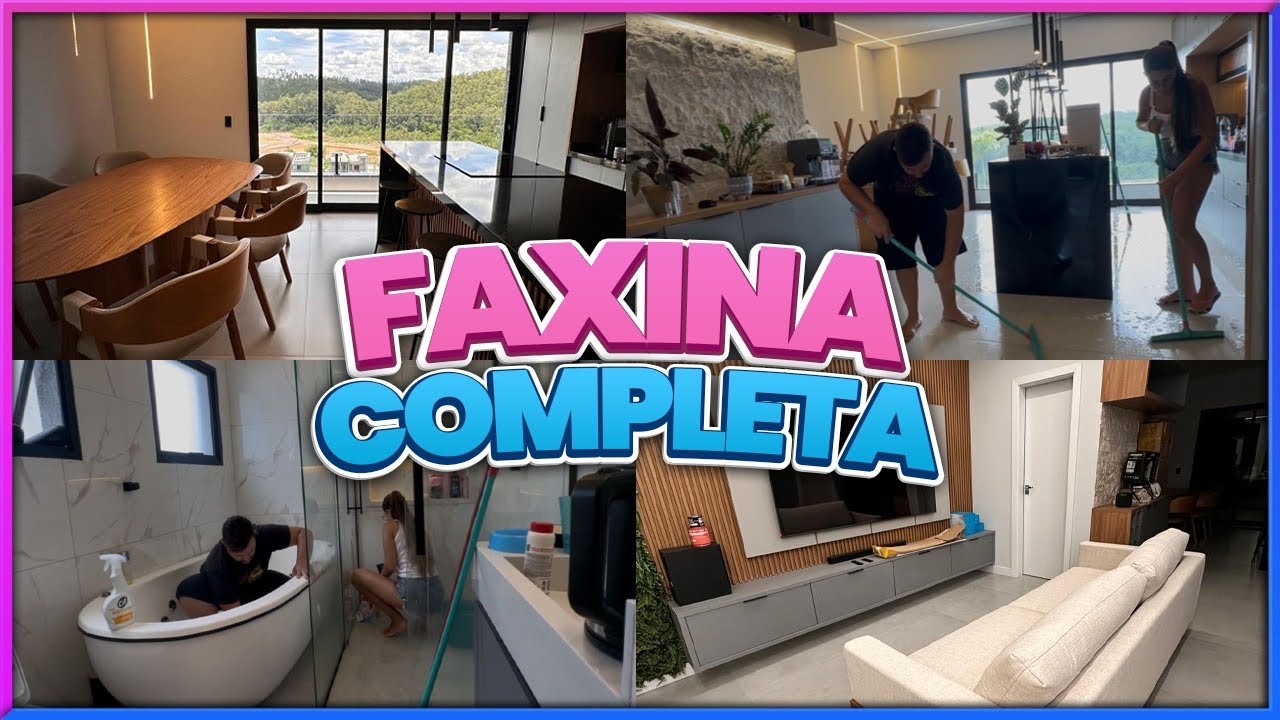 FAXINA COMPLETA NA CASA TODA| DEIXANDO TUDO ORGANIZADO! 🏠🫧✨