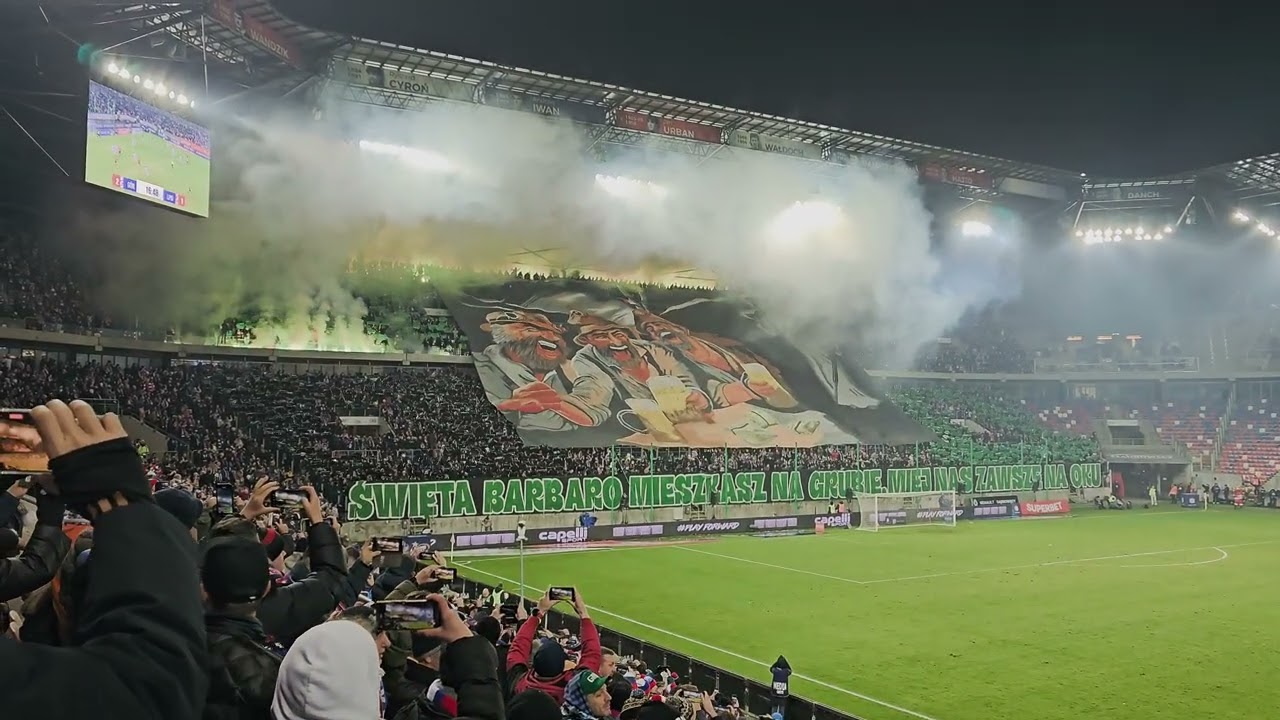 Oprawa Barb&oacute;rkowa Torcida G&oacute;rnik.