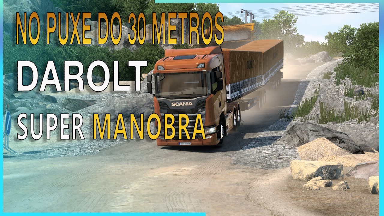 BORA! MAIS UMA MANOBRA NO 30 METROS MAPA ROTAS BRASIL SKIN DAROLT  #est2 #mods #modets2