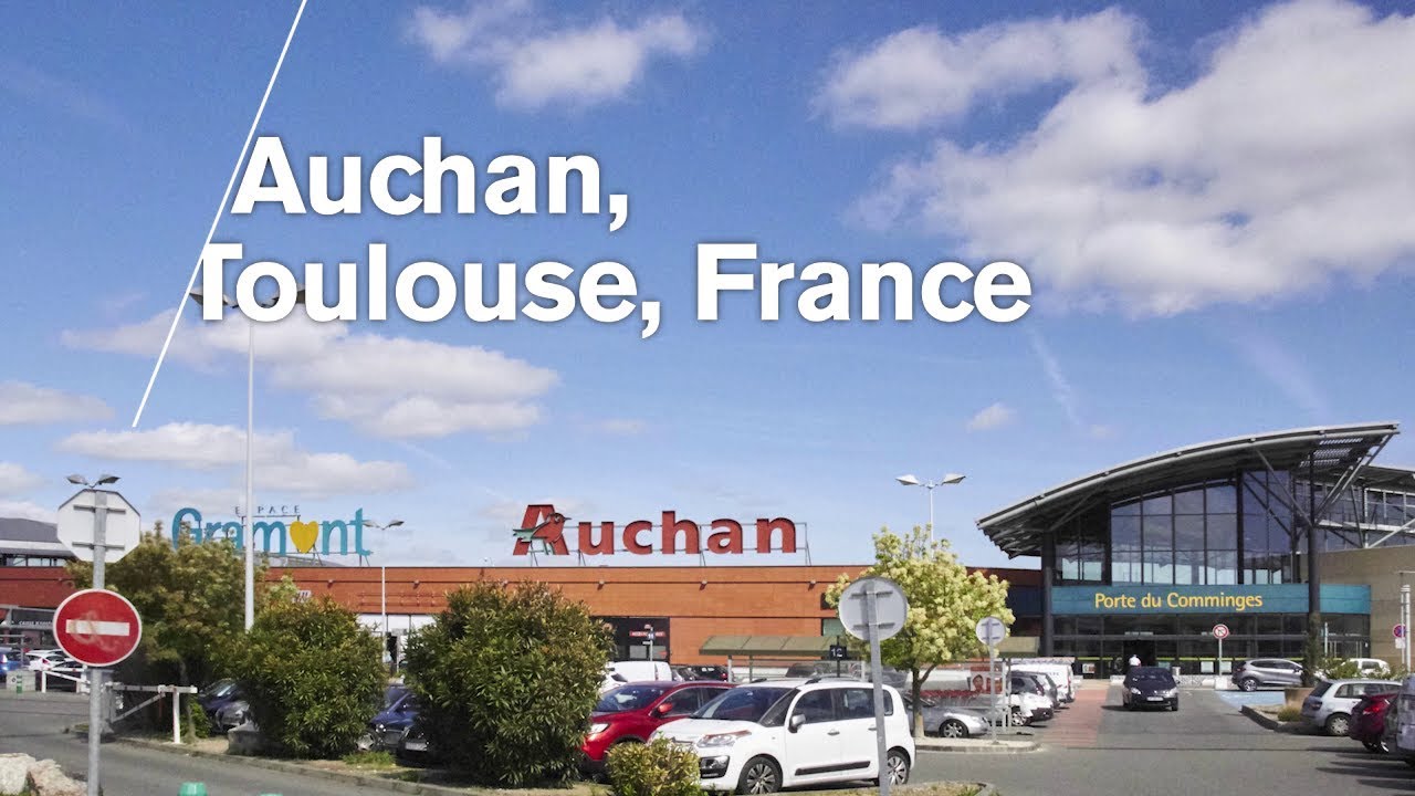 LED Lighting Case Study - Auchan Supermarket France from Nualight