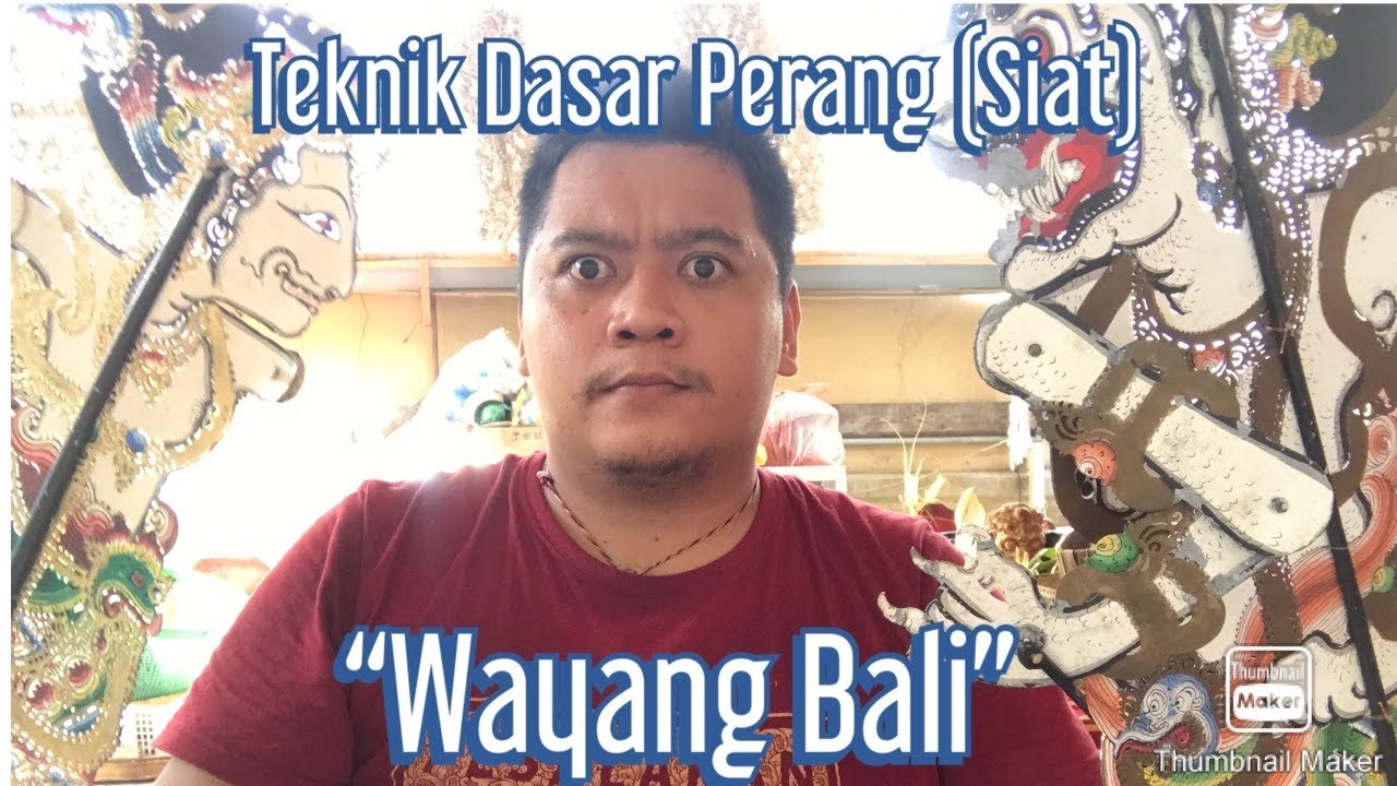 Teknik Dasar Perang (Siat) Wayang Bali‼️ Ala PSK Channel