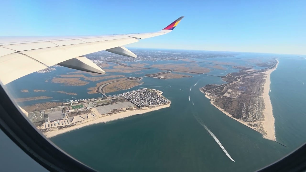 뉴욕 도착 18분 전, 끝없이 펼쳐진 도시 |  New York City