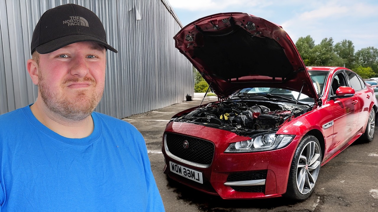 I ATTEMPTED TO START MY BROKEN JAGUAR XF FOR THE FIRST TIME
