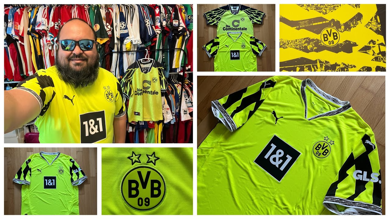 Unboxing: La nueva camiseta del Borussida Dortmund inspirada en los 90s