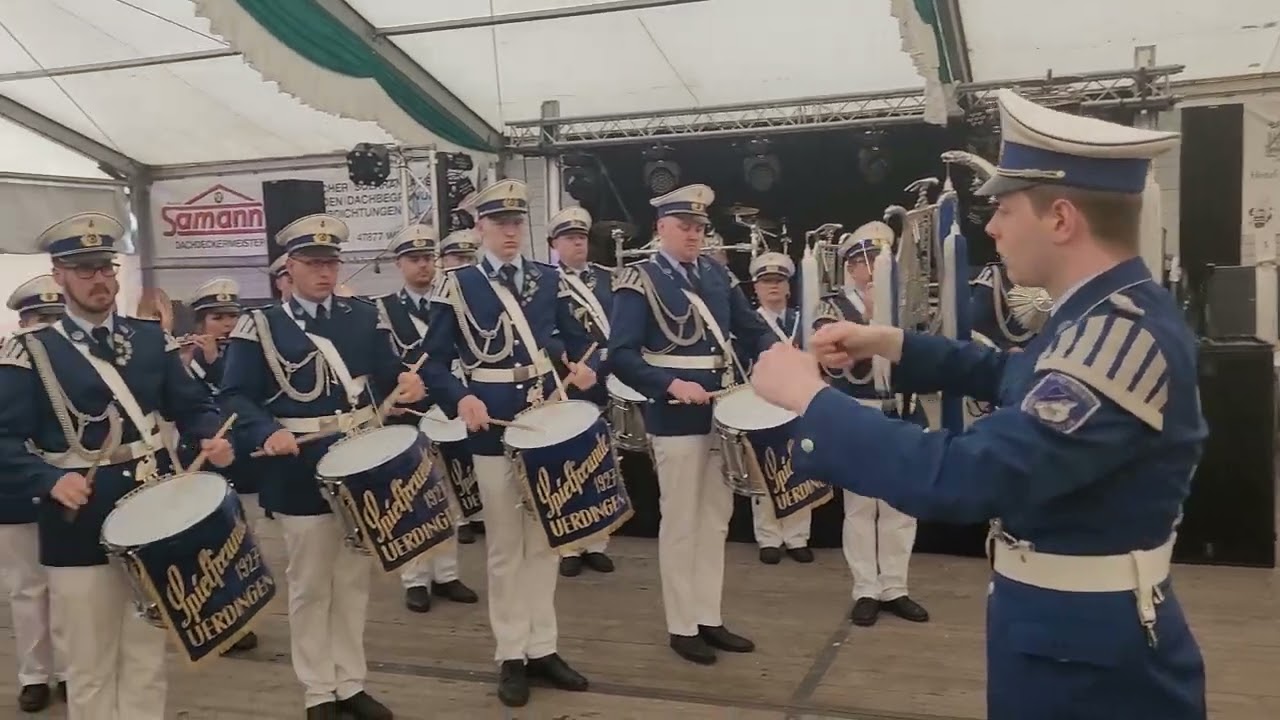 Schützenfest Klein Jerusalem 2024 Ständchen im Zelt Musketier Marsch 🥁🥁 vom 04.05.2024 🥁🥁