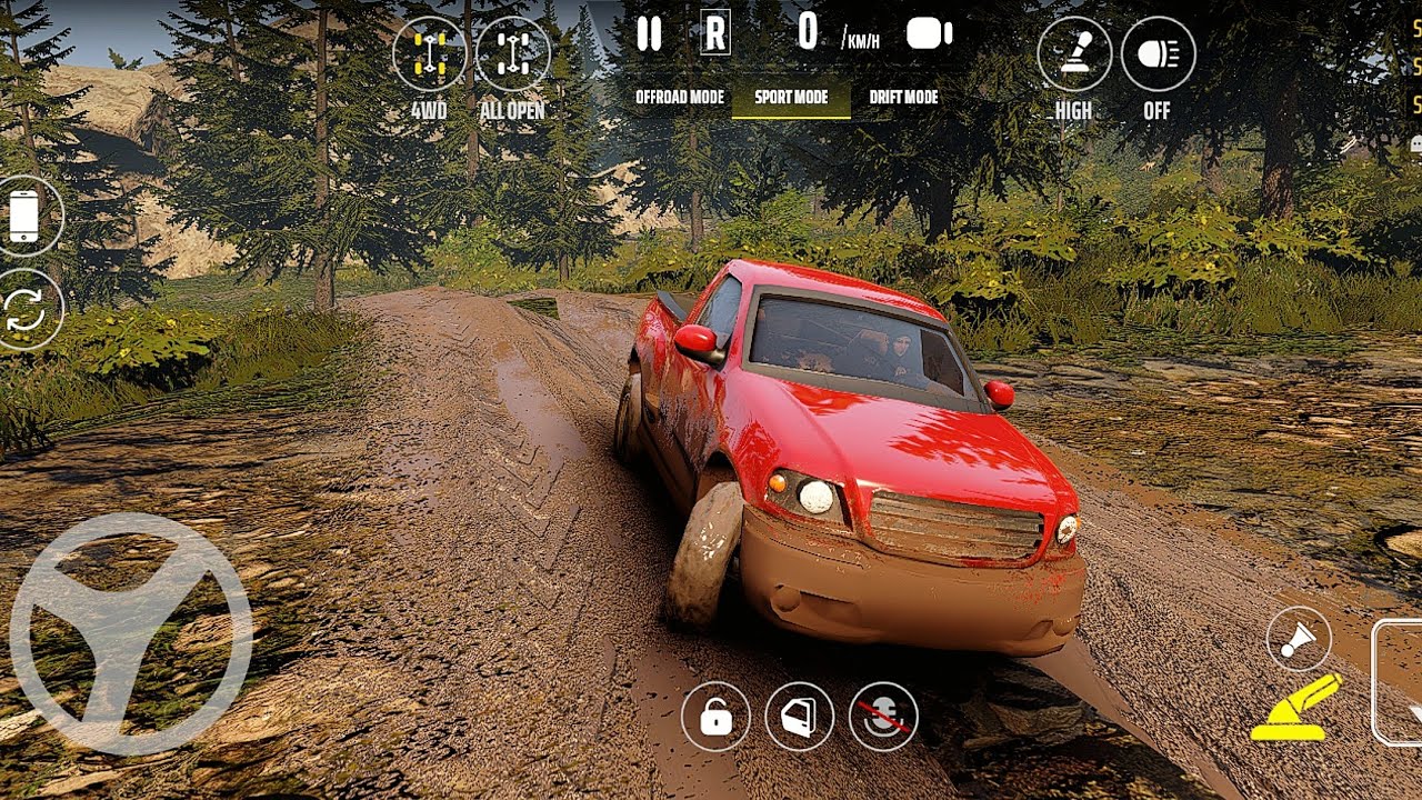 OFF - ROADING IN JEEP CAR