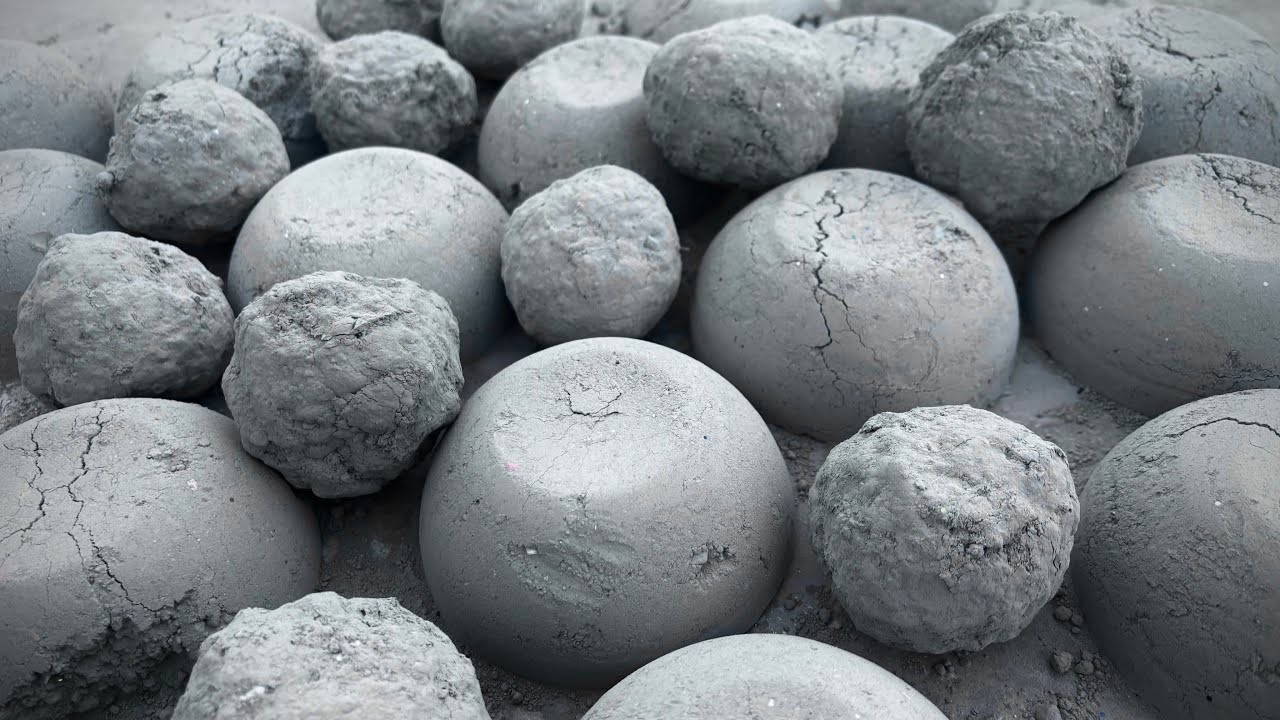 Super duper dusty powdery grey silky reforms crush with lots of dust play/asmr gymchalk pakistan/
