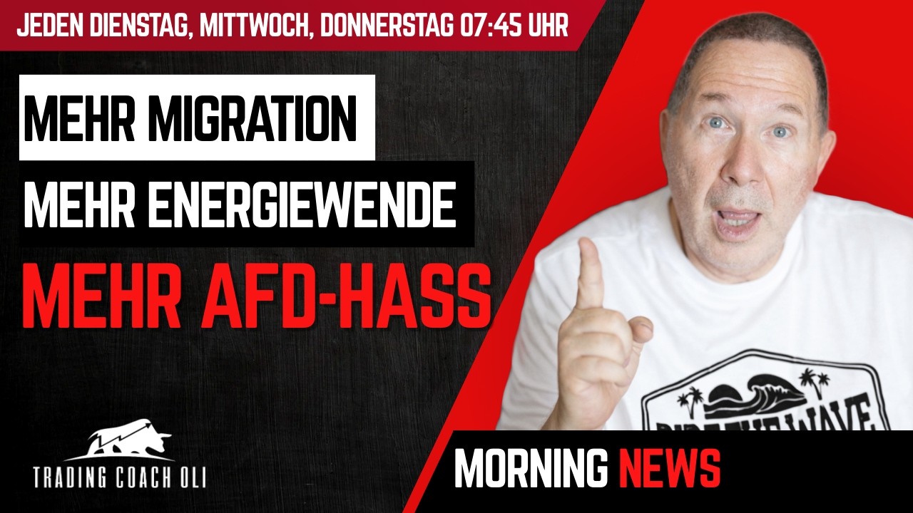 BW: 80% für Migration | SPD/FDP fast weg – Grün/Schwarz vorne | Öl -40% (Morning News #550)