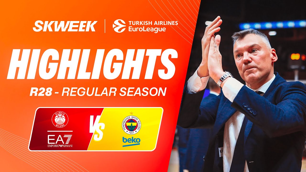 PERFECT BIRTHDAY GIFT FOR SARAS IN MILANO ?? Milano vs Fenerbahce Highlights EuroLeague R28
