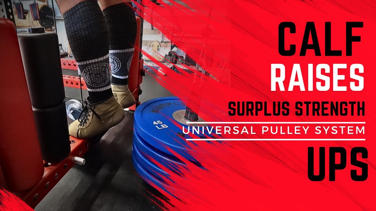 Build Insane Calves with the UPS from Surplus Strength: Home Gym Hack | Garage Gym Improv Cable Hack