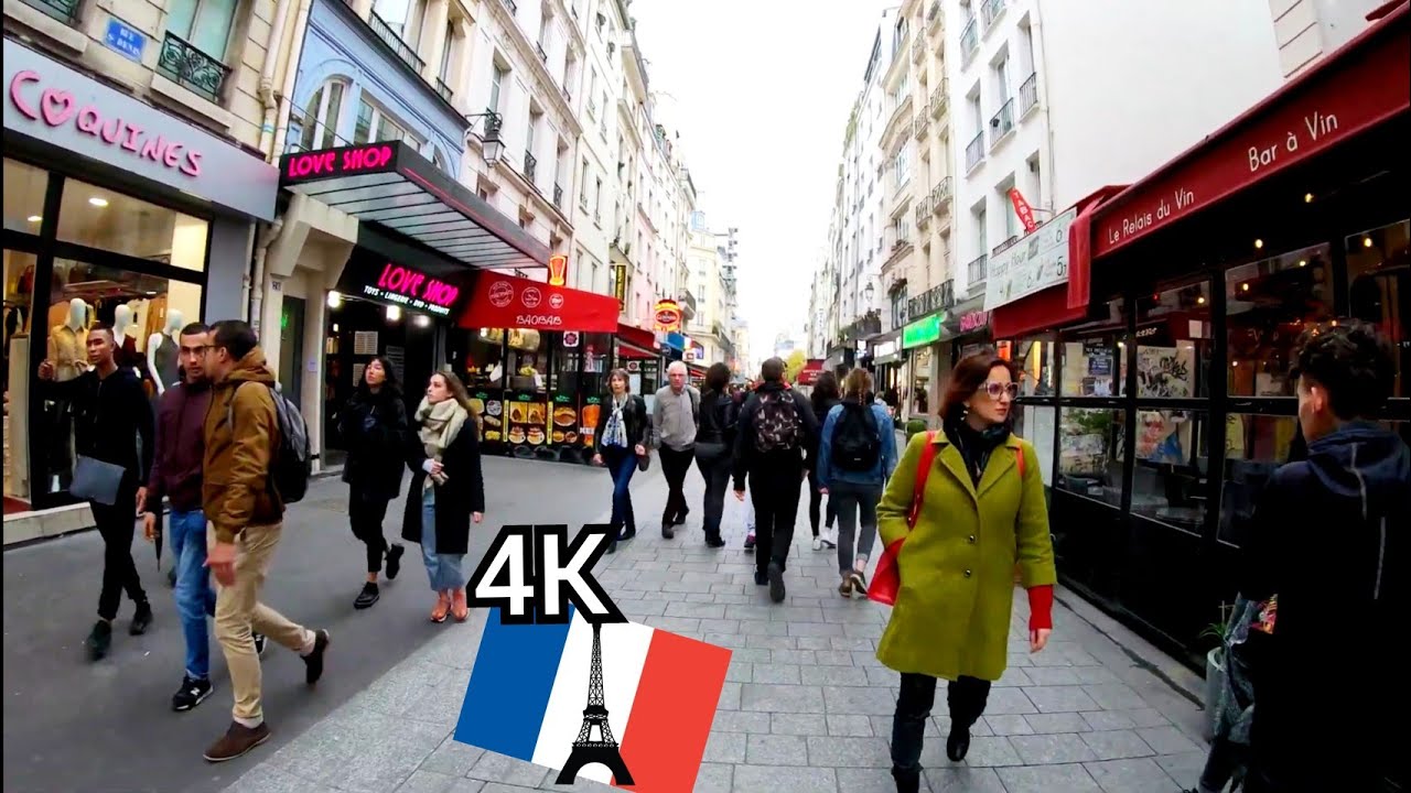 ⁴ᴷ Paris walking tour 🇫🇷 An automn afternoon around Rambuteau and les Halles, France 4K