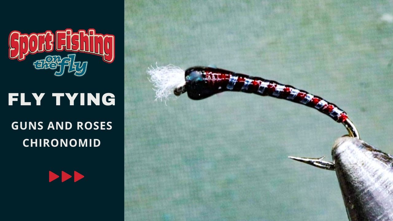 FLY TYING TROUT FLIES: JOHN KENTS GUNS & ROSES CHIRONOMID