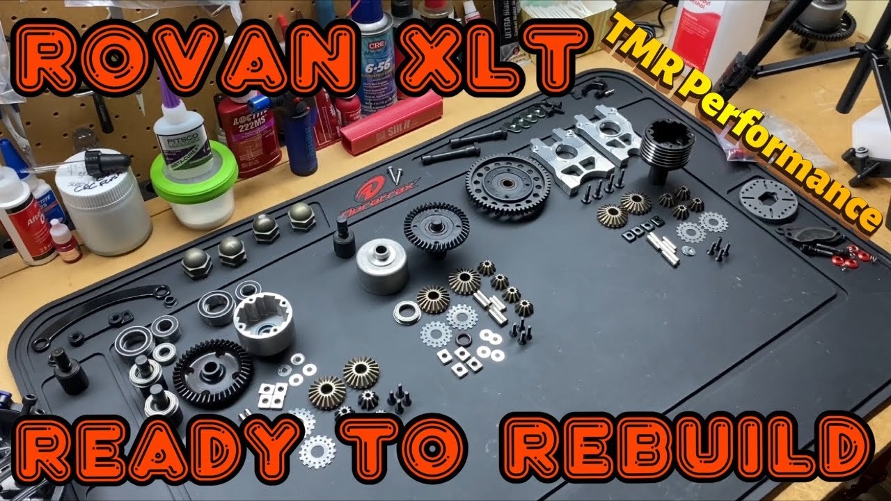 Rovan XLT Fully Torn Down, Cleaned And Ready To Be Made Tight N Right!