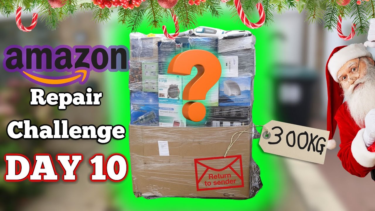 FIXING AMAZON RETURNS PALLET | DAY 10 | 2025 ADVENT Challenge