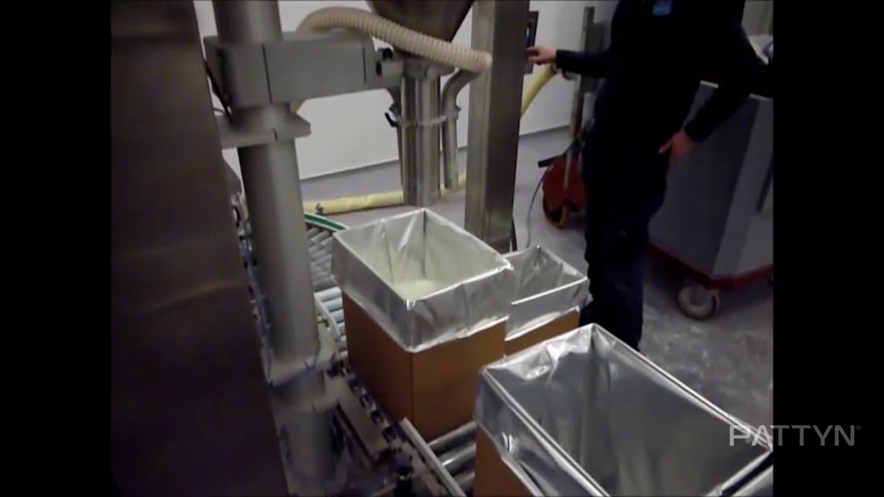 Linie automatizată de ambalat pulberi alimentare - Pattyn Packaging Lines