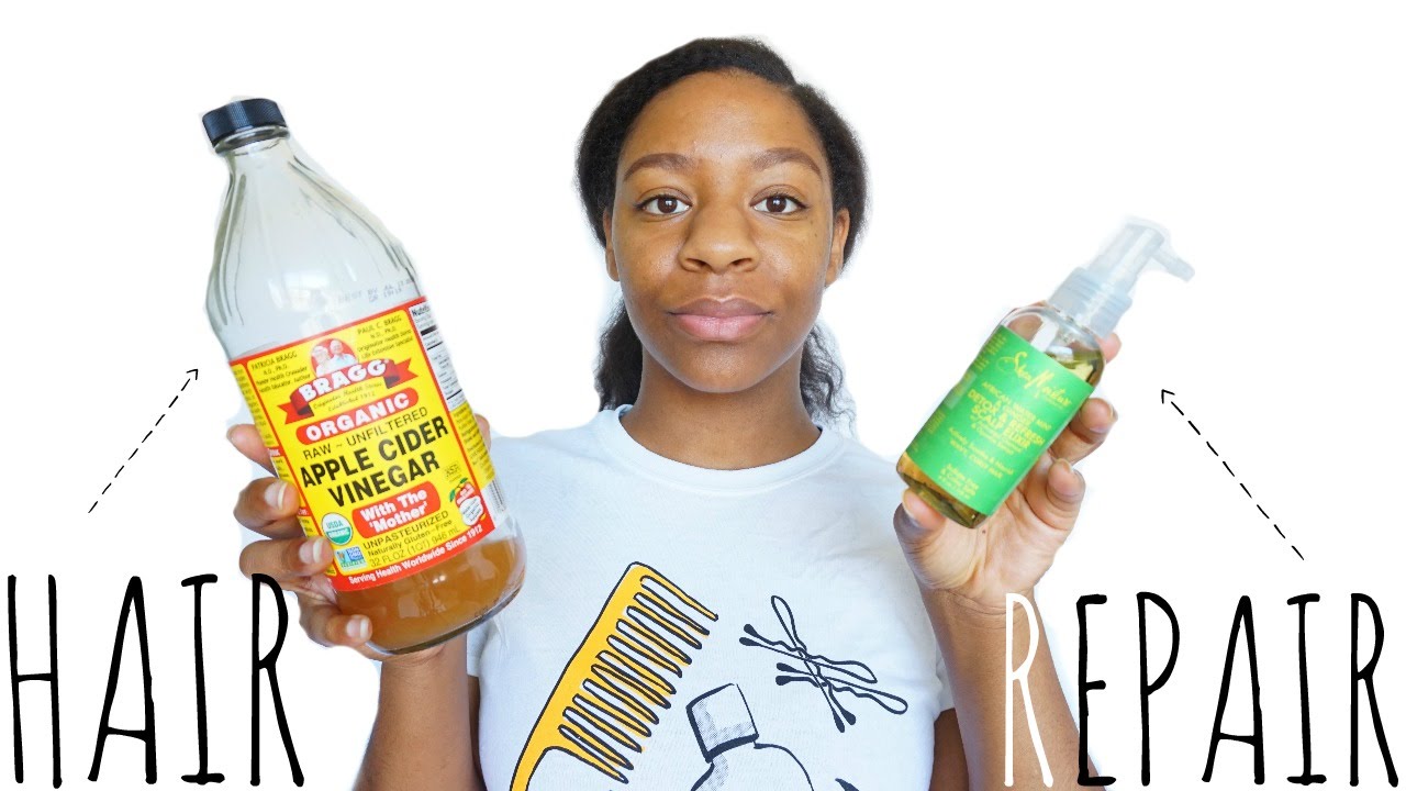 Apple Cider Vinegar & Activated Charcoal Scalp/Hair Treatment | Natural Hair