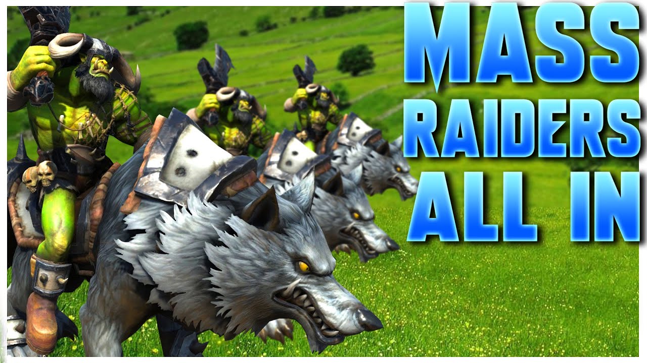 Grubby | WC3 | Mass Raiders ALL IN!