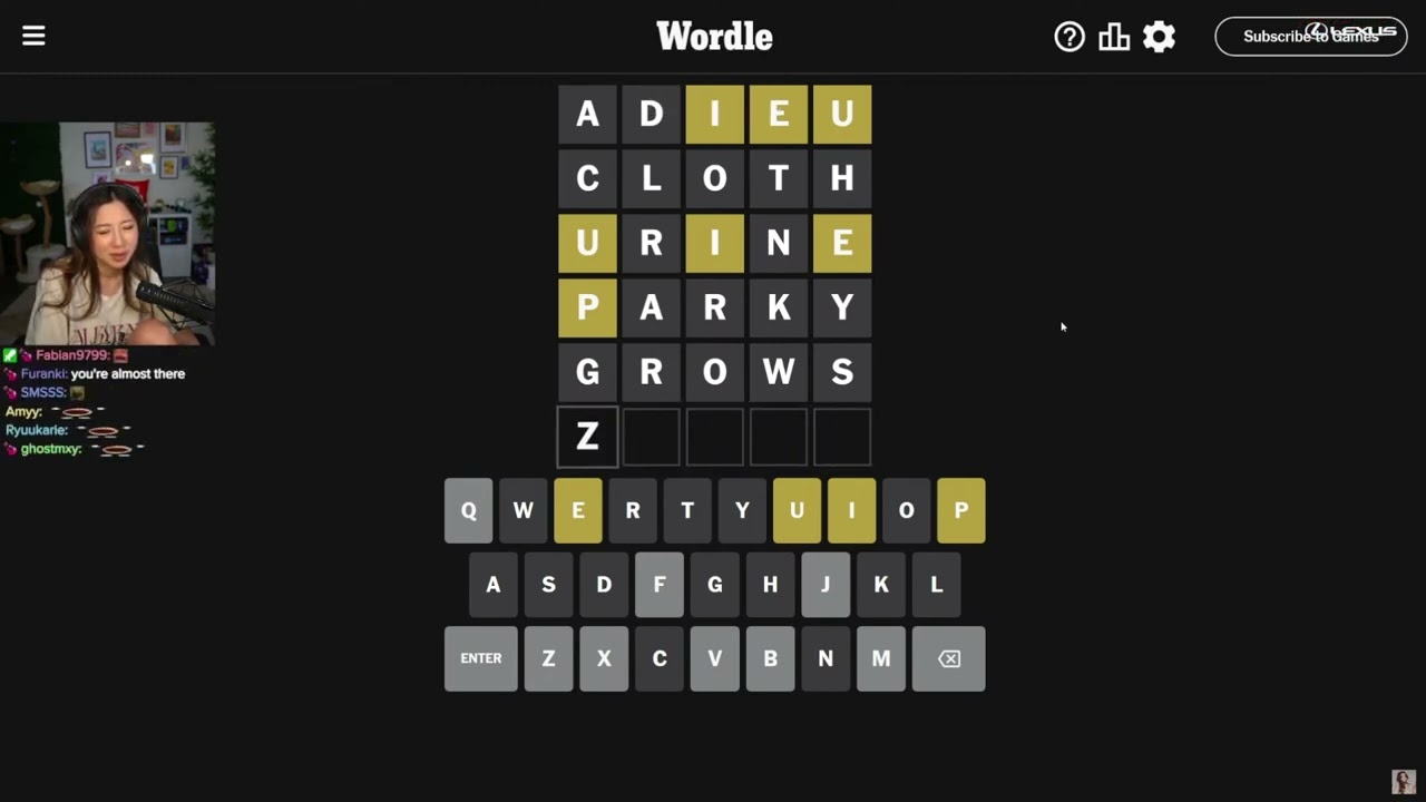 FUSLIE'S LONGEST WORDLE ATTEMPT!