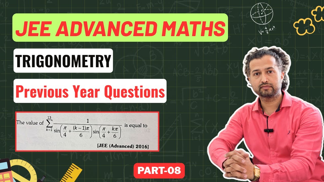JEE ADVANCED MATHS PYQ PART 08 #jeeadvancedmaths